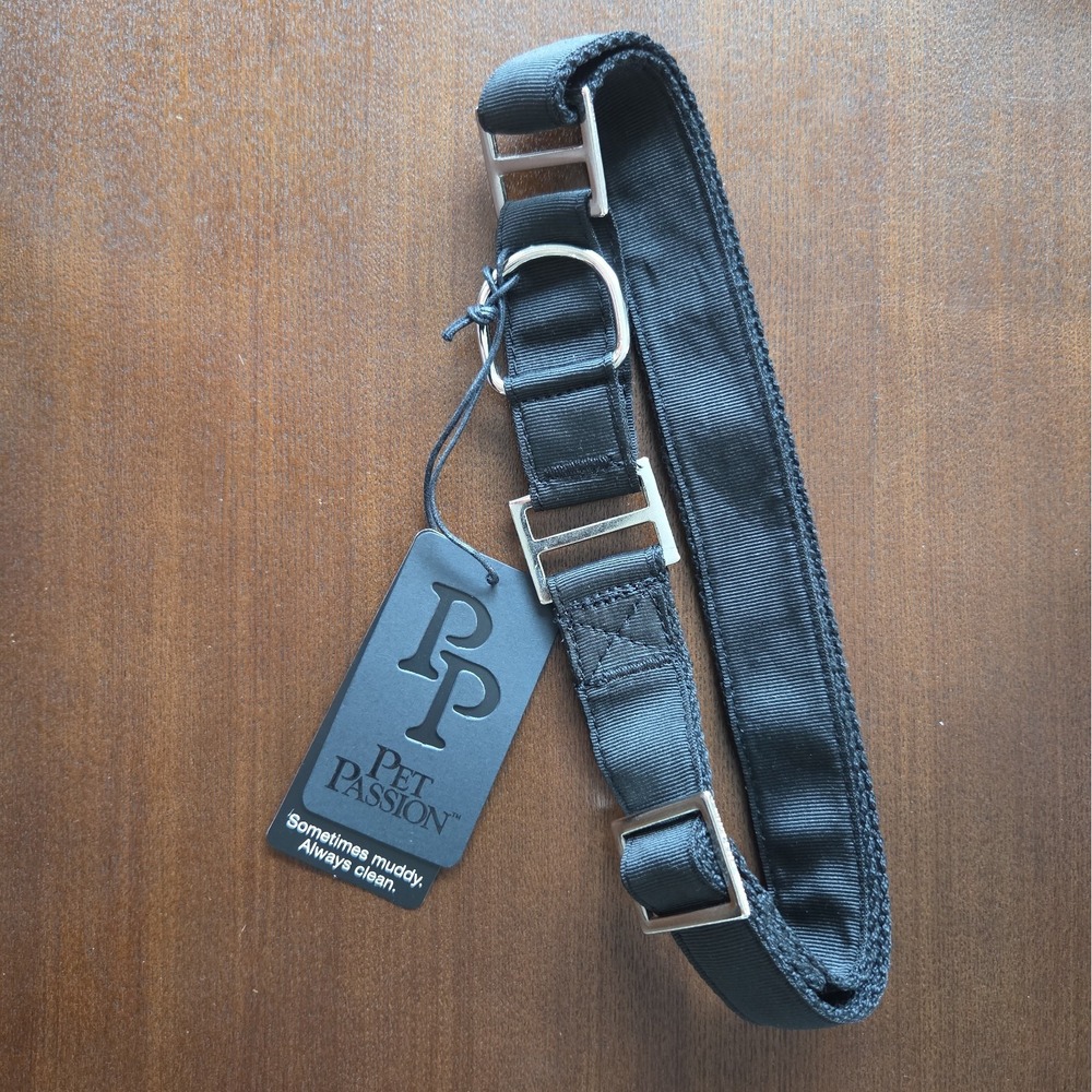 Pet Passion Remy II - The Recycled Ribbon Martingale Adjustable Large, Black - Picture 2 of 5